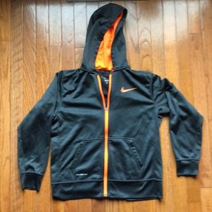 Nike youth xl zippered hooded sweatshirt